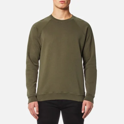 Folk Men's Rivet Sweatshirt - Military Green