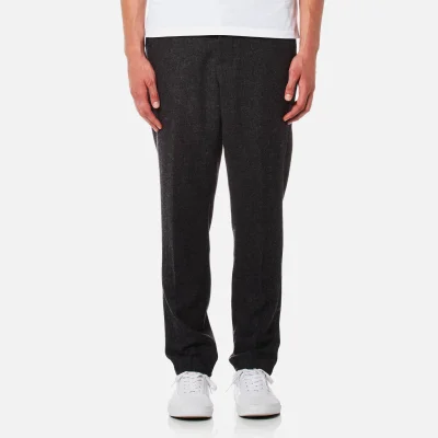AMI Men's Carrot Fit Trousers - Anthracite