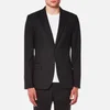 AMI Men's Two Button Lined Suit Jacket - Black - Image 1