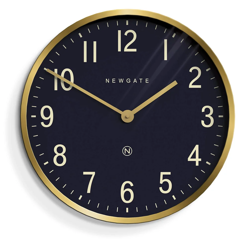 Newgate Mr Edwards Wall Clock - Radial Brass Image 1