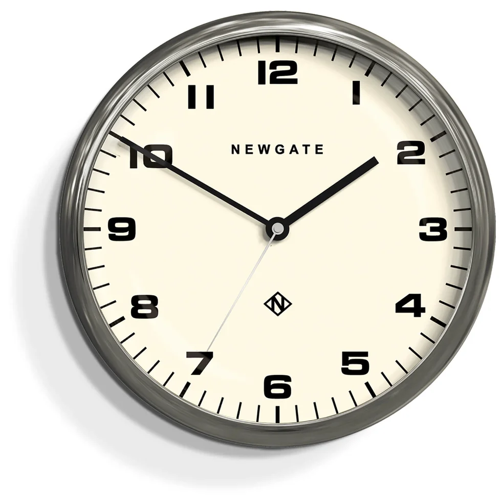Newgate Chrysler Silent Wall Clock - Burnished Stainless Steel Image 1