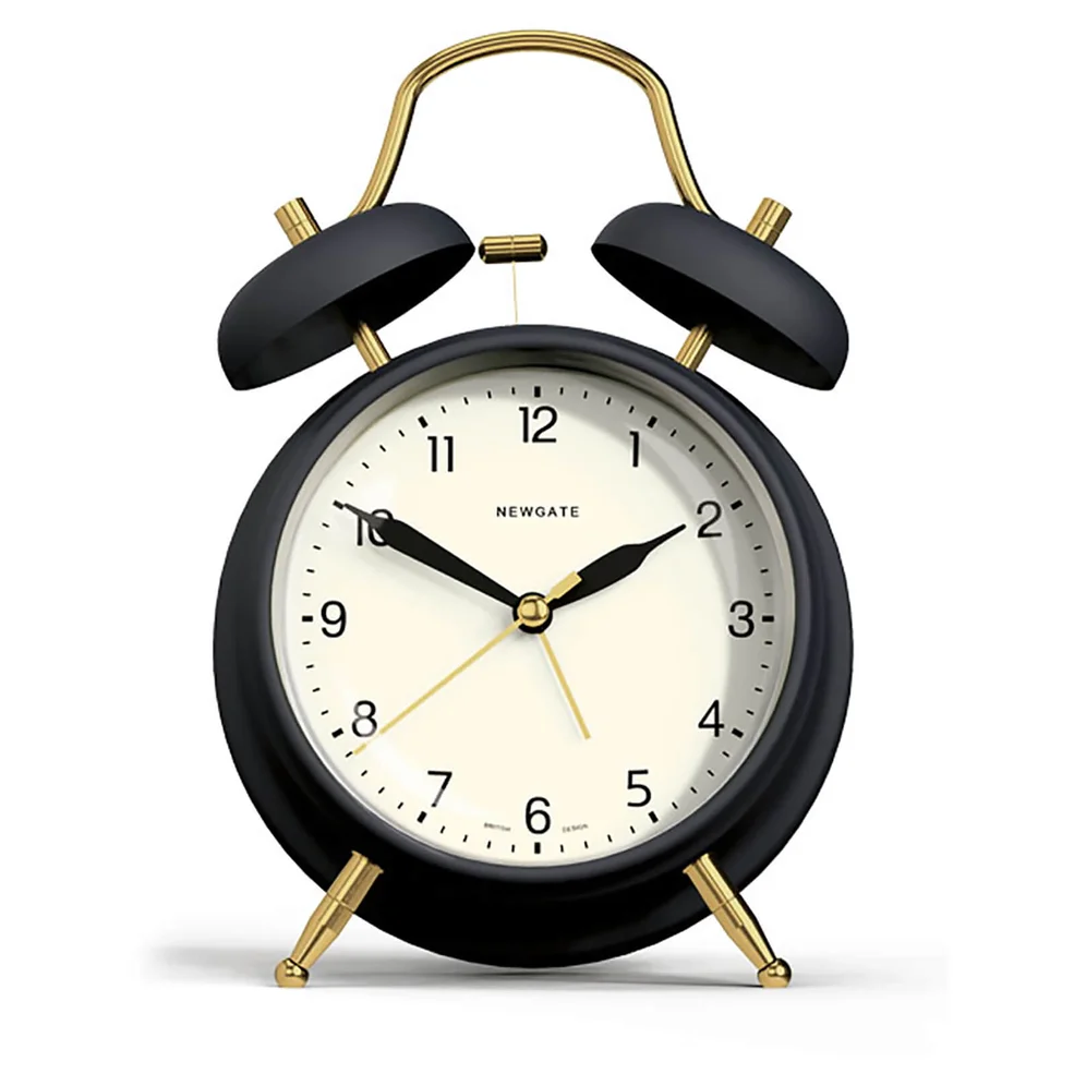 Newgate Brass Knocker Alarm Clock - Petrol Blue Image 1