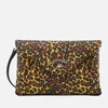 Vivienne Westwood Anglomania Women's Leopard Envelope Bag - Yellow - Image 1