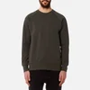 Y-3 Men's Classic Sweatshirt with Graphic Back - Black Olive - Image 1
