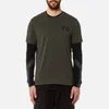 Y-3 Men's Short Sleeve Crew Neck Front T-Shirt - Black Olive - Image 1
