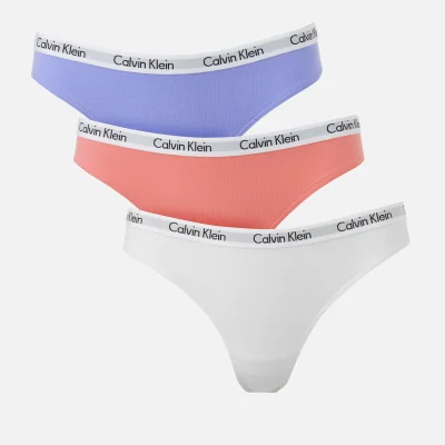 Calvin Klein Women's 3 Pack Briefs - White/Epthmeral/Sensation