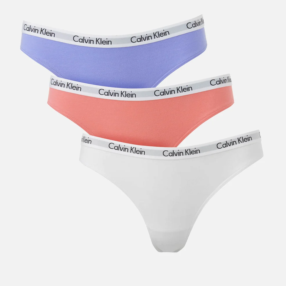 Calvin Klein Women's 3 Pack Briefs - White/Epthmeral/Sensation Image 1