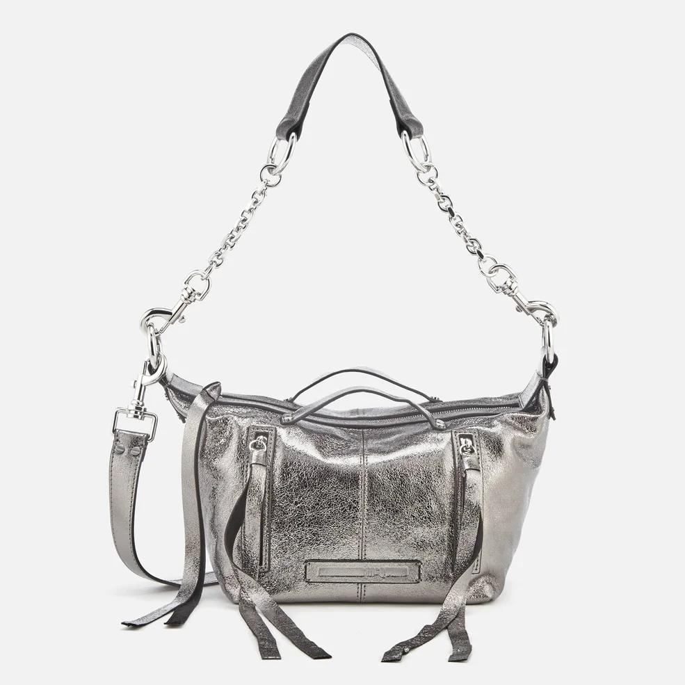 McQ Alexander McQueen Women's Loveless Mini Hobo Bag - Steel Image 1