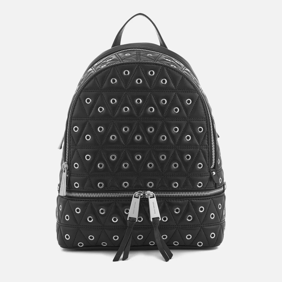 MICHAEL MICHAEL KORS Women's Rhea Zip Medium Backpack - Black Image 1