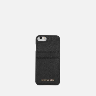 MICHAEL MICHAEL KORS Women's Leather iPhone 7 Cover - Black