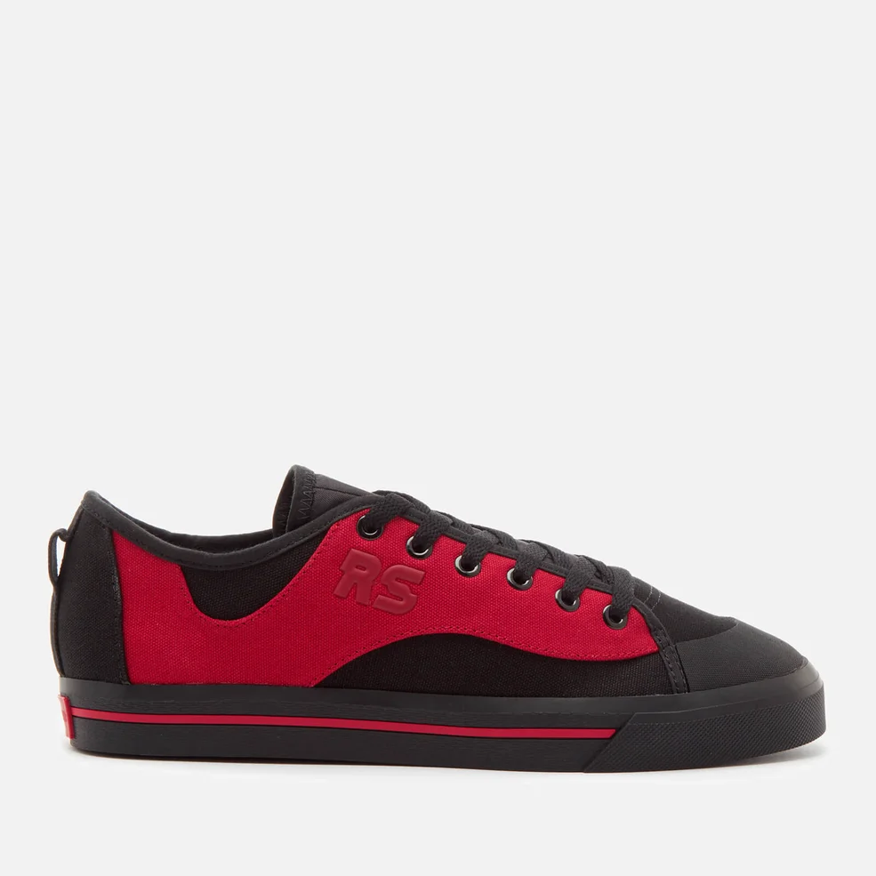 adidas by Raf Simons Men's Spirit V Sneakers - Core Black/Core Black/Scarlet Image 1