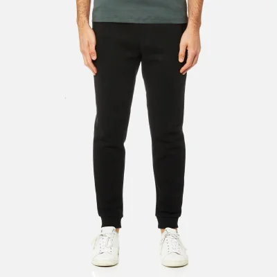 Michael Kors Men's Fleece Logo Cuffed Sweatpants - Black