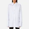 Helmut Lang Women's Stripe Long Shirt - Grey Multi - Image 1