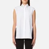 Helmut Lang Women's Eyelet Sleeveless Shirt - White - Image 1