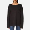 Helmut Lang Women's Raw Detail Sweatshirt - Black - Image 1
