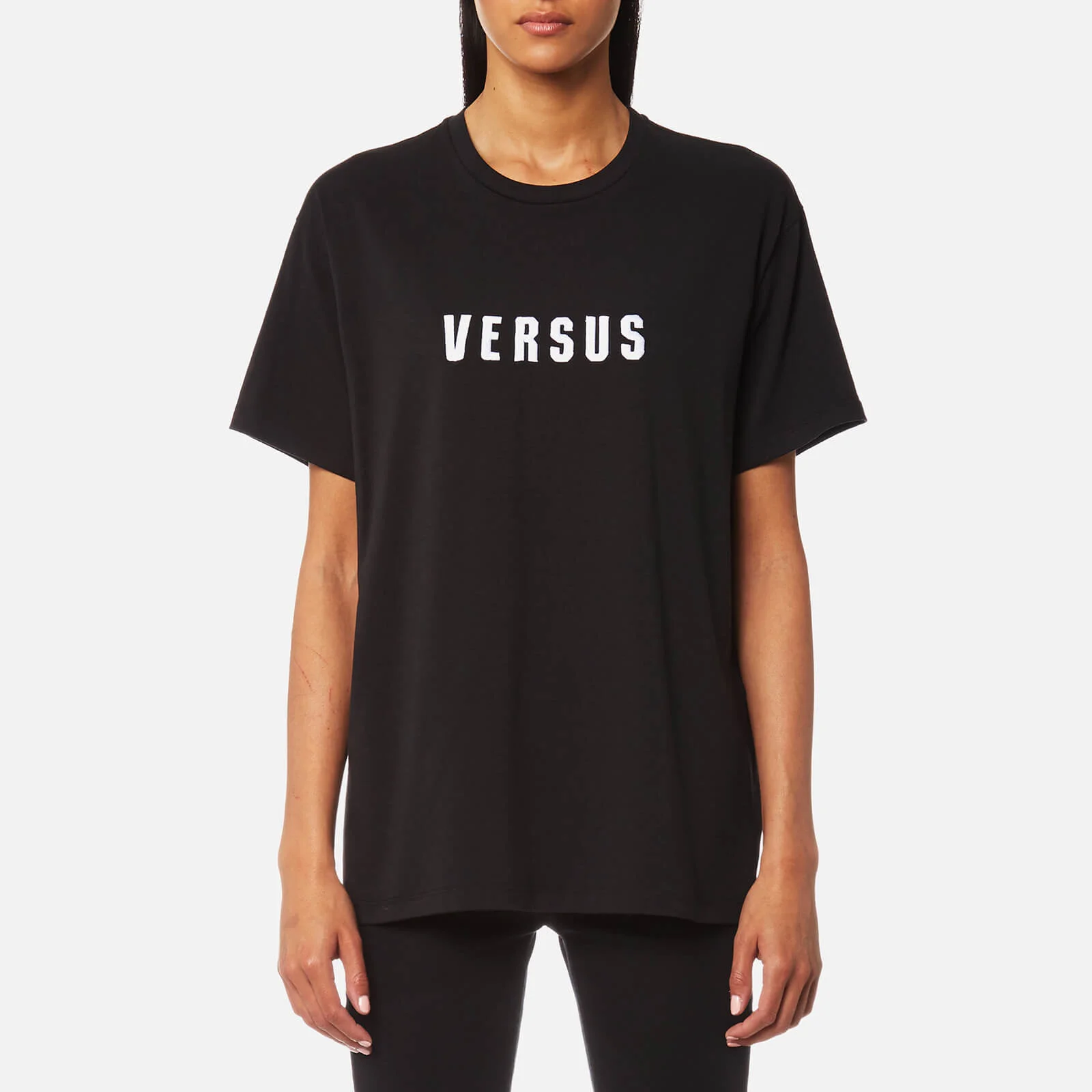 Versus Versace Women's Versus Oversized T-Shirt - Black Image 1