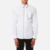 Officine Générale Men's Gab Crisp Poplin Piping Shirt - White - Image 1