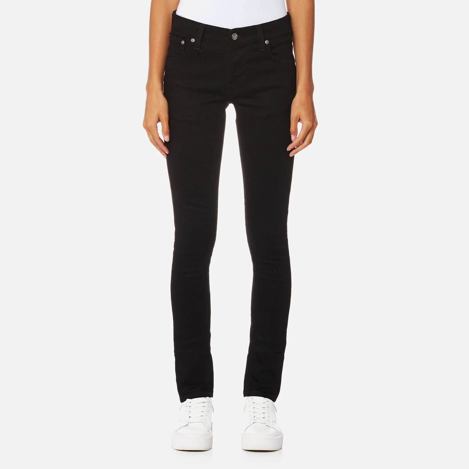 Nudie Jeans Women's Tight Terry Jeans - Deep Black Image 1