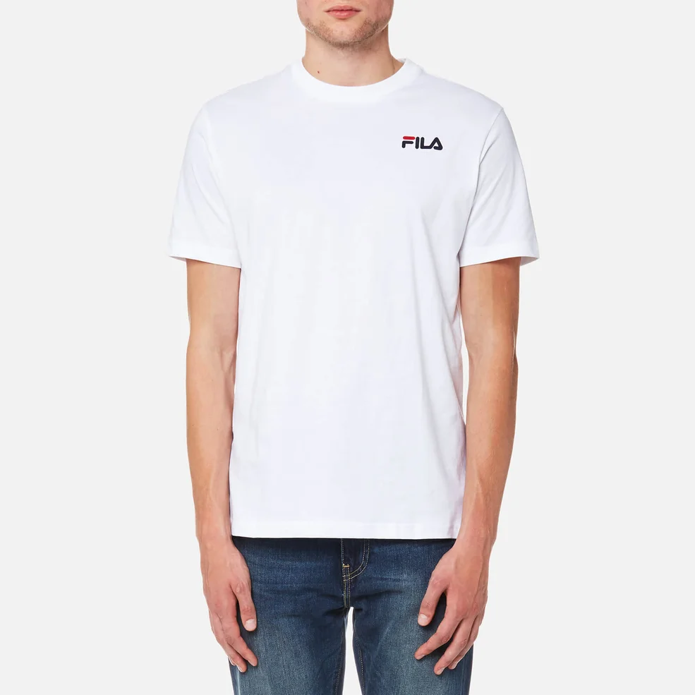 FILA Blackline Men's Lucas Basic Graphic T-Shirt - White Image 1