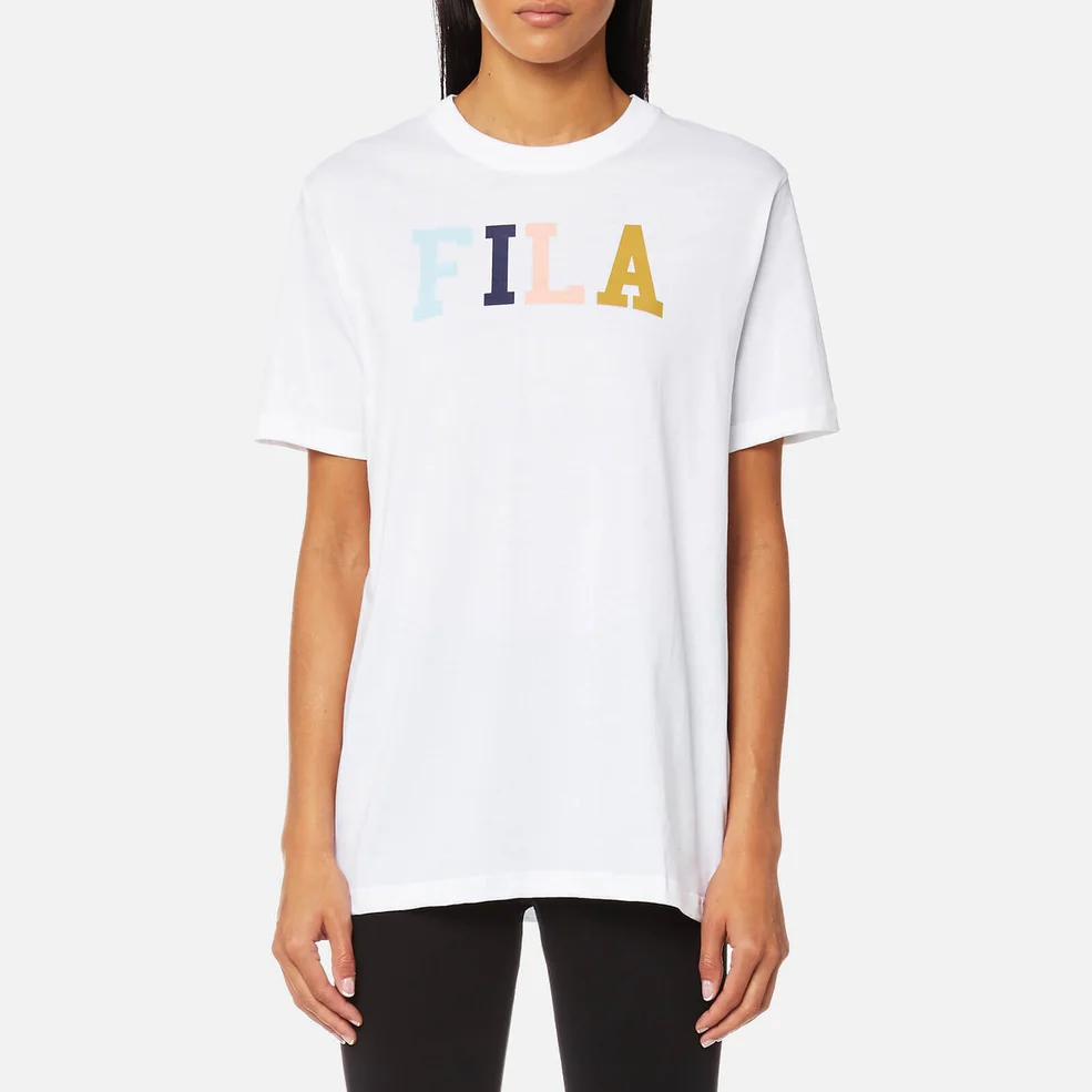 FILA Blackline Women's Taylor Essential Logo T-Shirt - White Image 1