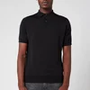John Smedley Men's Payton 30 Gauge Merino Short Sleeve Polo Shirt - Black - Image 1