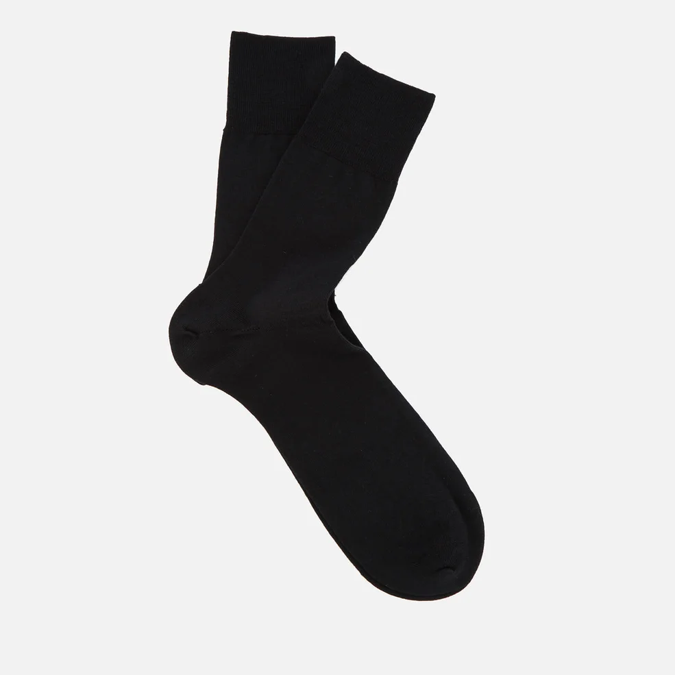 FALKE Men's Airport Socks - Black Image 1