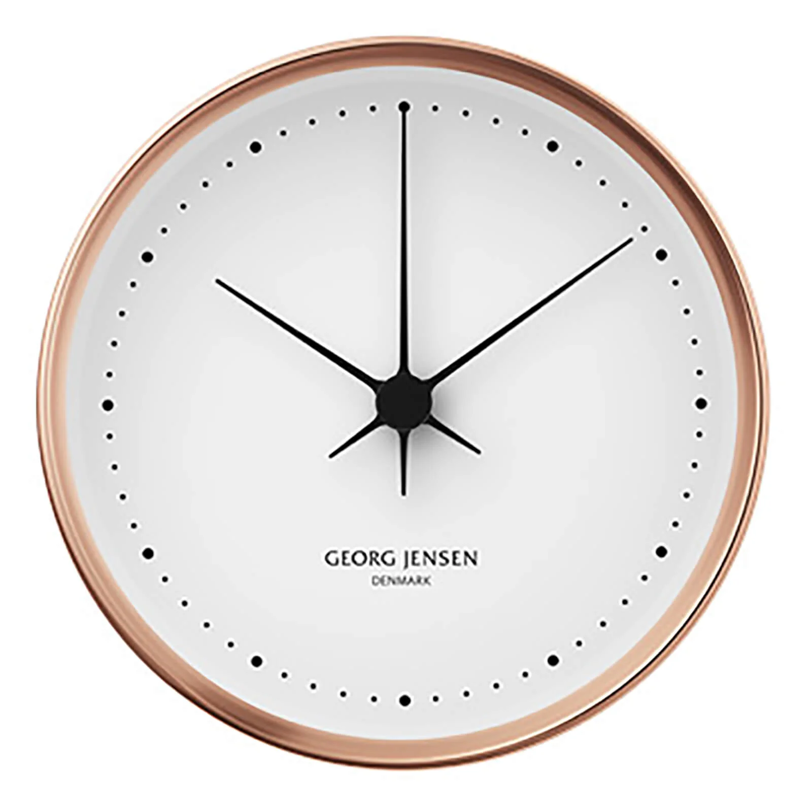 Georg Jensen Henning Koppel Clock - Copper & White - 22cm Image 1