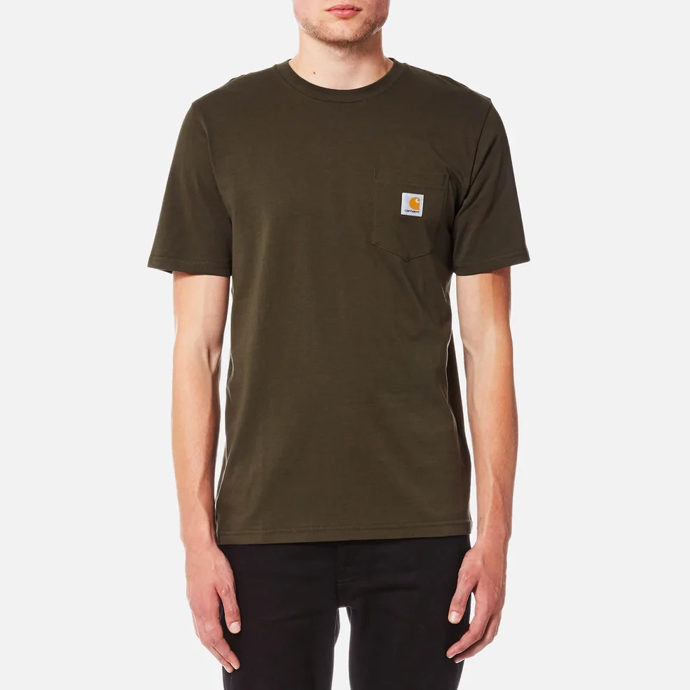 Carhartt Men's Pocket T-Shirt - Cypress Image 1