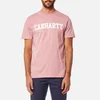 Carhartt Men's College T-Shirt - Soft Rose - Image 1