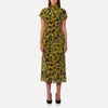 Diane von Furstenberg Women's Short Sleeve Side Slit Floor Length Dress - Elsden - Image 1