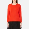 Diane von Furstenberg Women's Long Sleeve Crew Neck Knit Pullover Jumper - Bright Red - Image 1