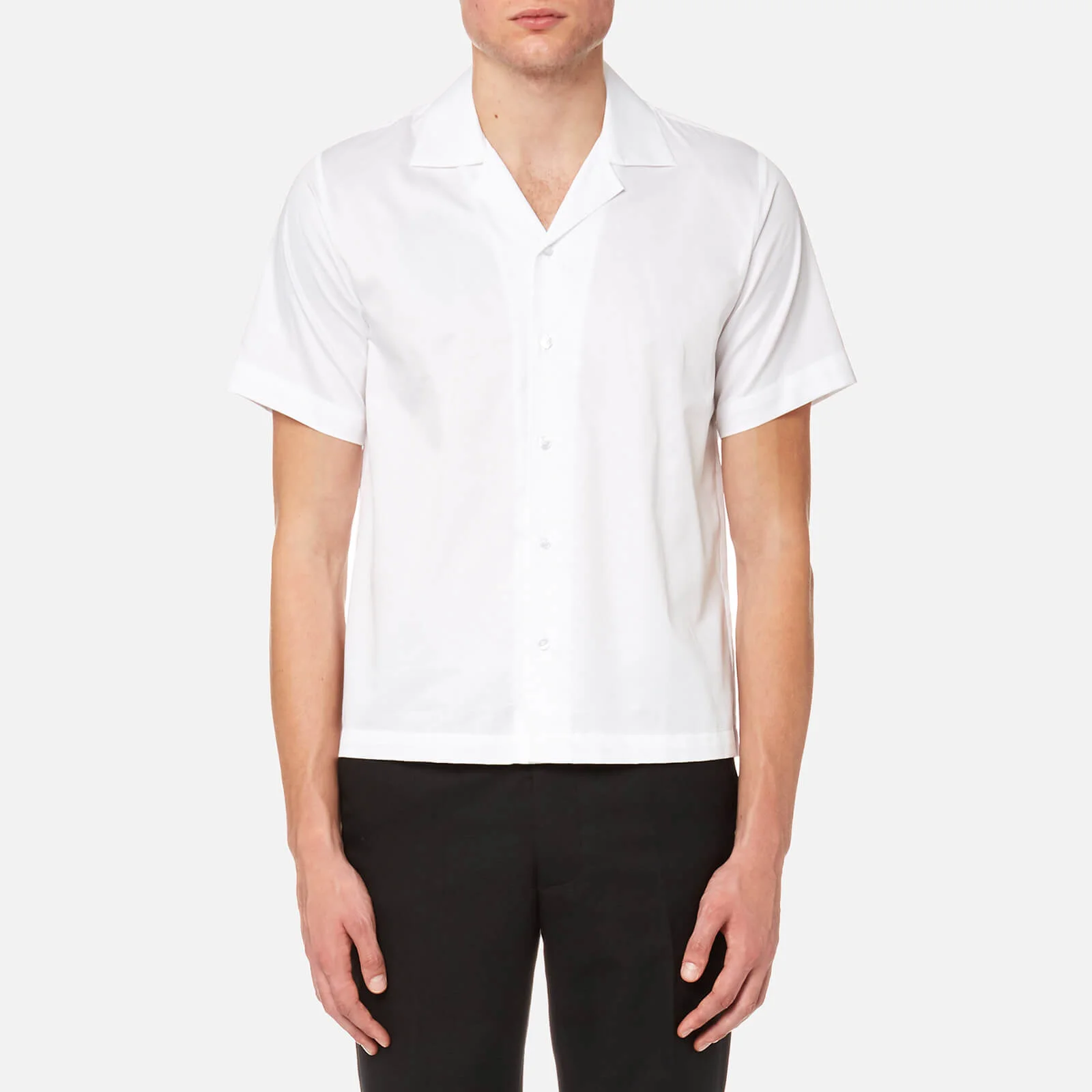 Matthew Miller Men's Hunter Short Sleeve Shirt - White Image 1
