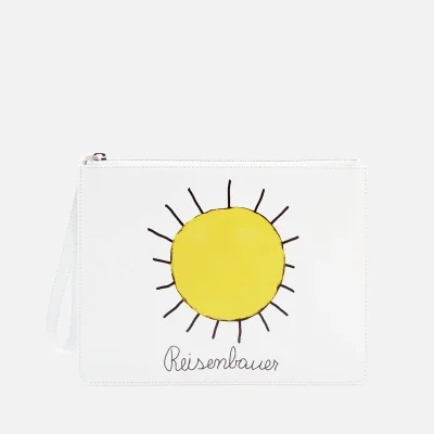 Christopher Kane Women's Gugging Art Clutch Bag - Gugging Sun Yellow