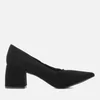 Senso Women's Suzie Suede Block Heeled Court Shoes - Ebony - Image 1