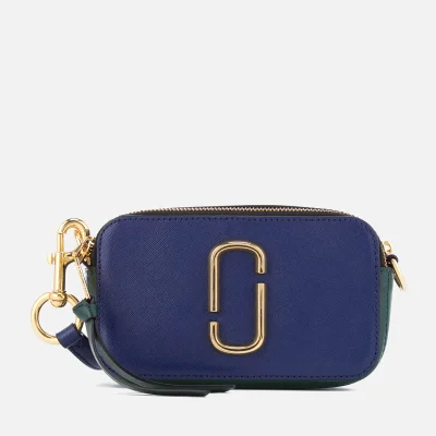 Marc Jacobs Women's Small Snapshot Cross Body Bag - Dark Blue Multi