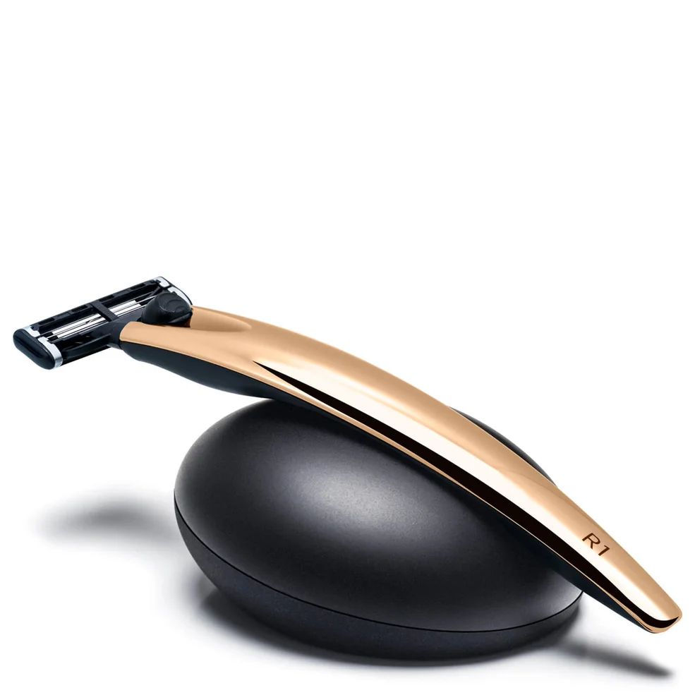 Bolin Webb R1 Gold Razor and Stand Image 1