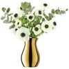 LSA Flower Metallic Posy Vase - 18cm - Gold - Image 1