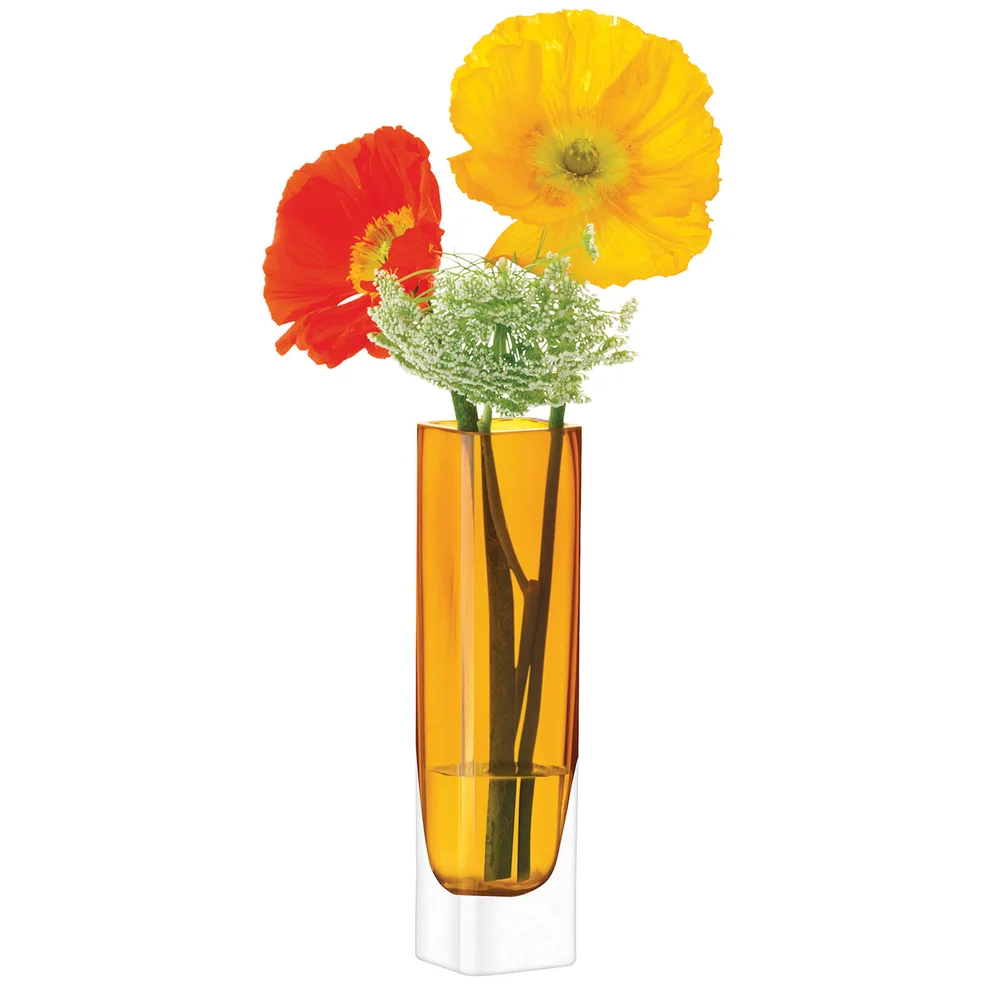 LSA Modular Vase - 20cm - Amber Image 1