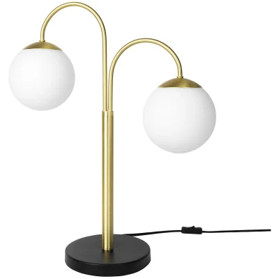 Broste Copenhagen Caspa Desk Lamp - Metal with Brass Finish