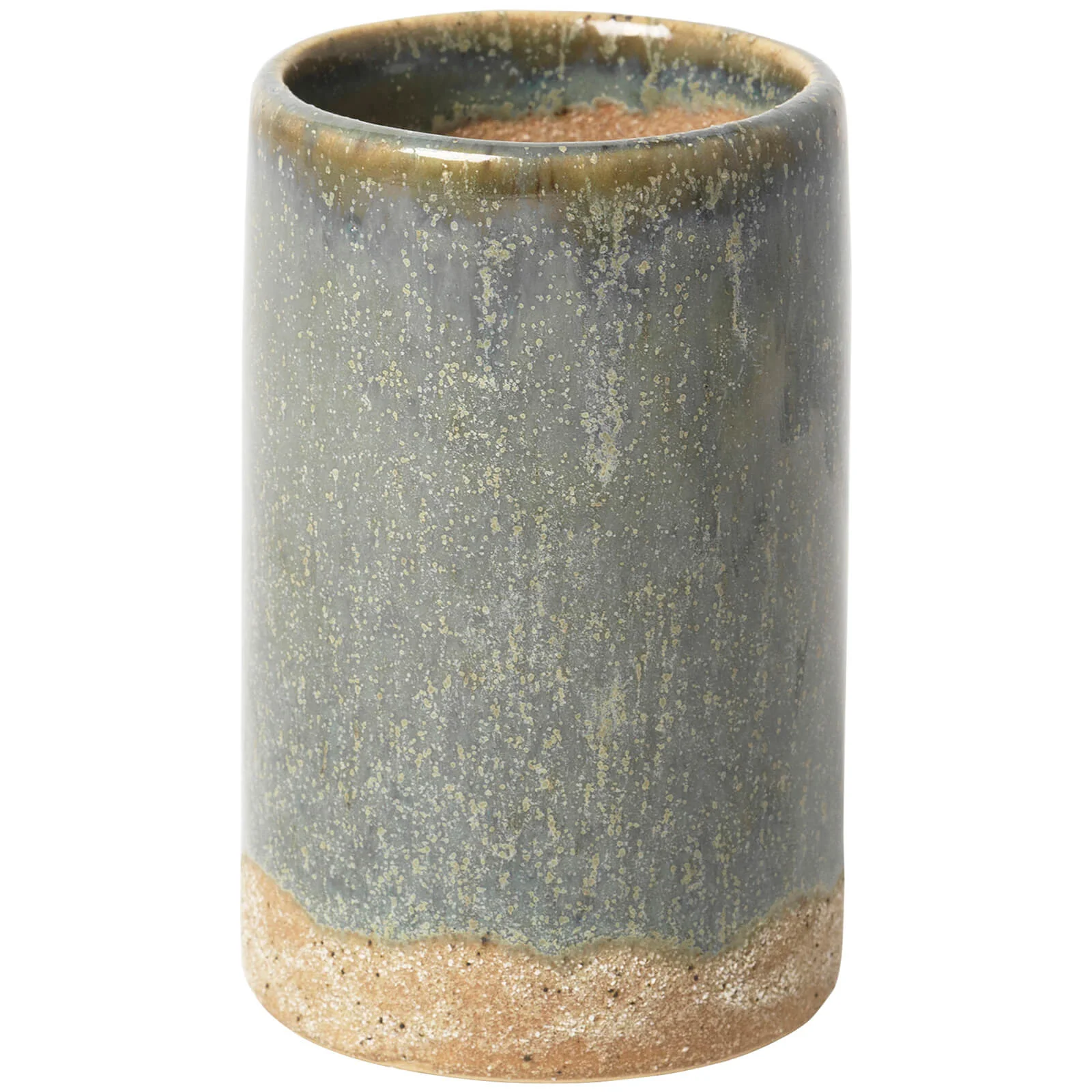 Broste Copenhagen Slim Ceramic Vase - Chinois Green Image 1