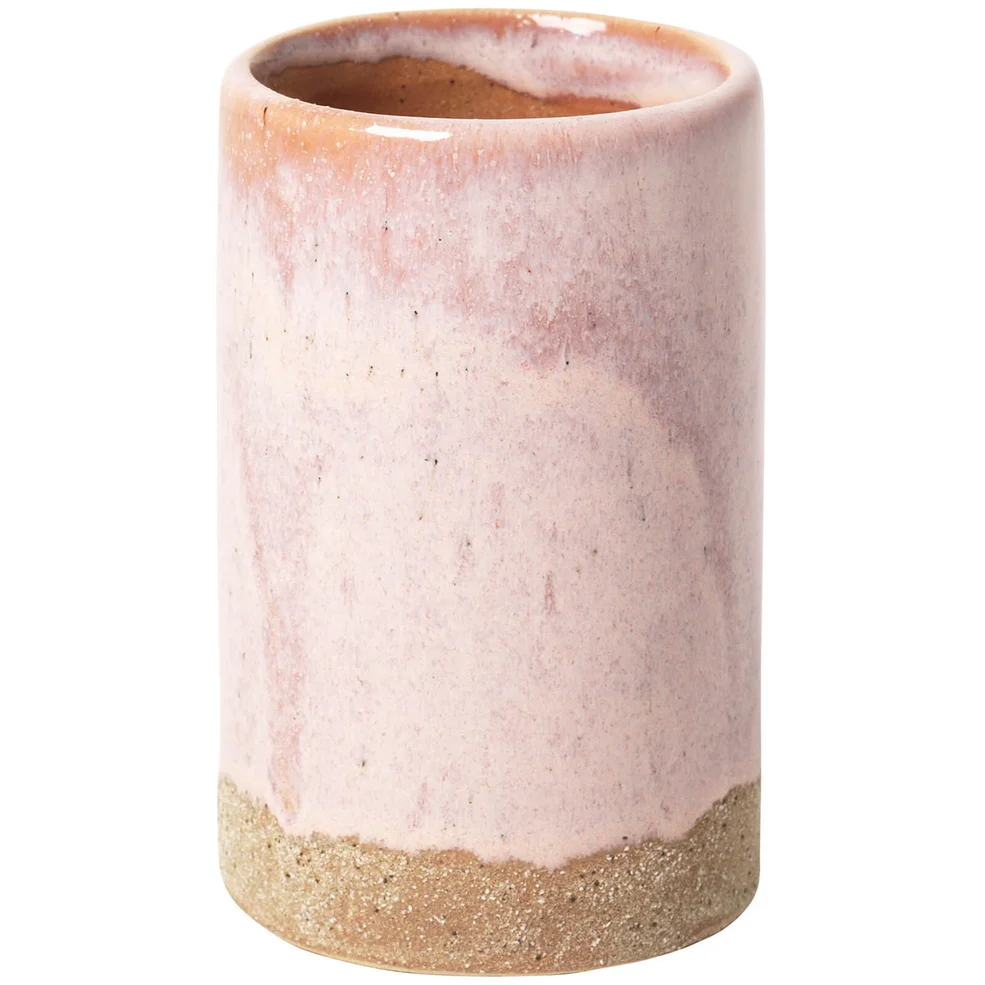Broste Copenhagen Slim Ceramic Vase - Pink Image 1