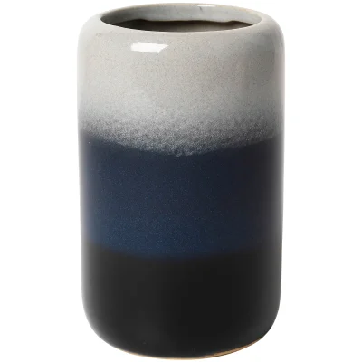 Broste Copenhagen Lau Tall Ceramic Vase - Insignia Blue