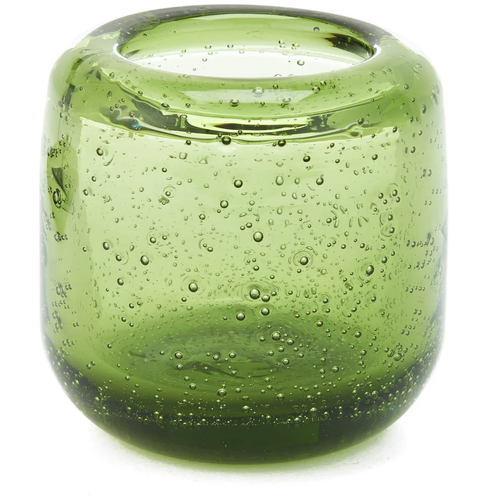 Broste Copenhagen Amma Mouthblown Glass Vase - Chinois Green Image 1