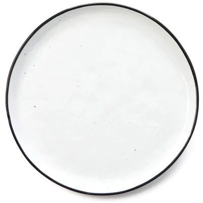Broste Copenhagen Salt Side Plate - White (Set of 4)