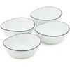 Broste Copenhagen Salt Bowl - White (Set of 4) - Image 1