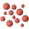 Broste Copenhagen Ammos Baubles - Red Clay (Set of 12) - Image 1