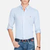 Polo Ralph Lauren Men's Long Sleeve Full Button Sport Shirt - Blue/White - Image 1