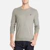 Polo Ralph Lauren Men's Cotton Blend Long Sleeve Sweater - Grey Heather - Image 1