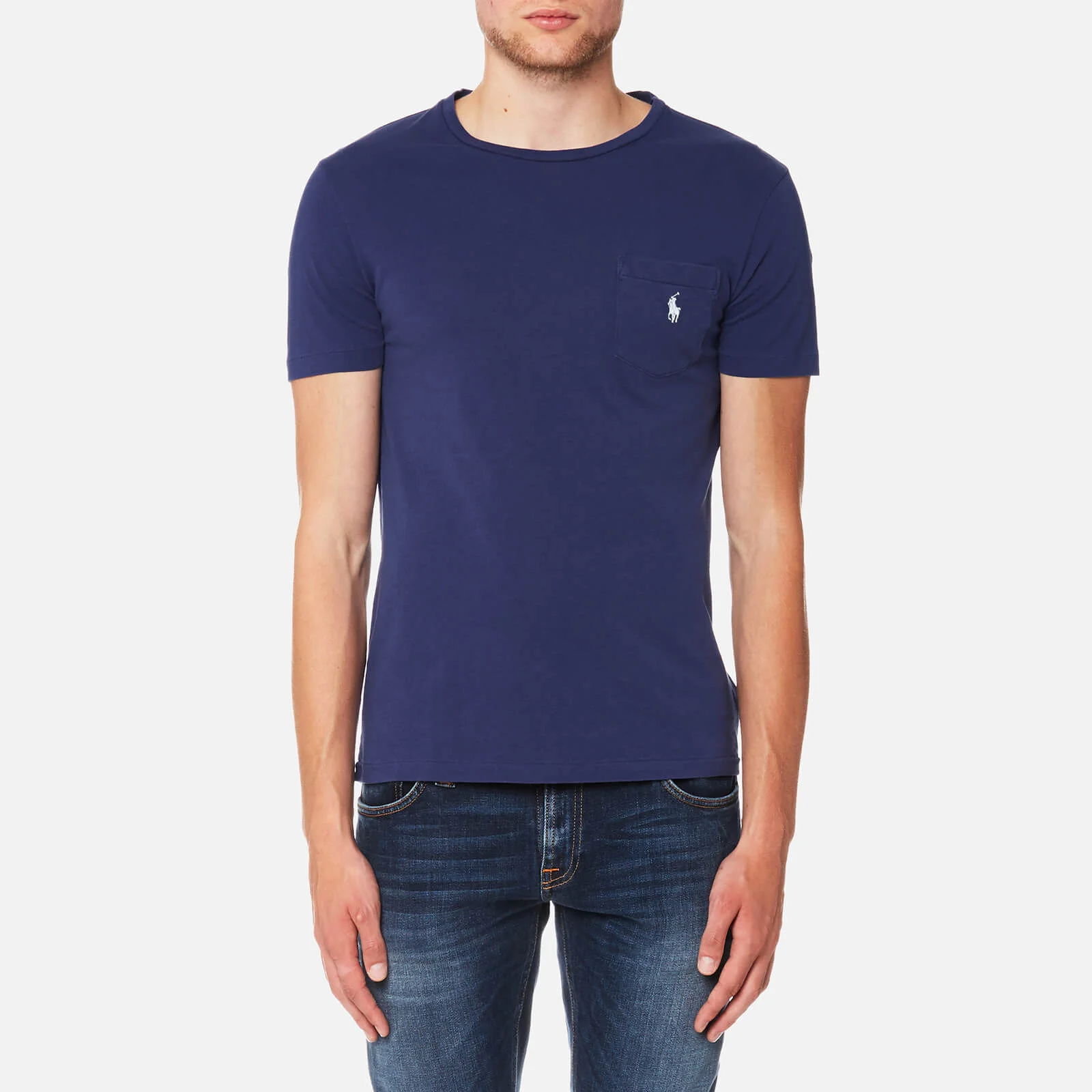 Polo Ralph Lauren Men's Custom Fit T-Shirt - Yale Blue Image 1
