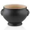 Le Creuset Stoneware Heritage Soup Bowl - Satin Black - Image 1